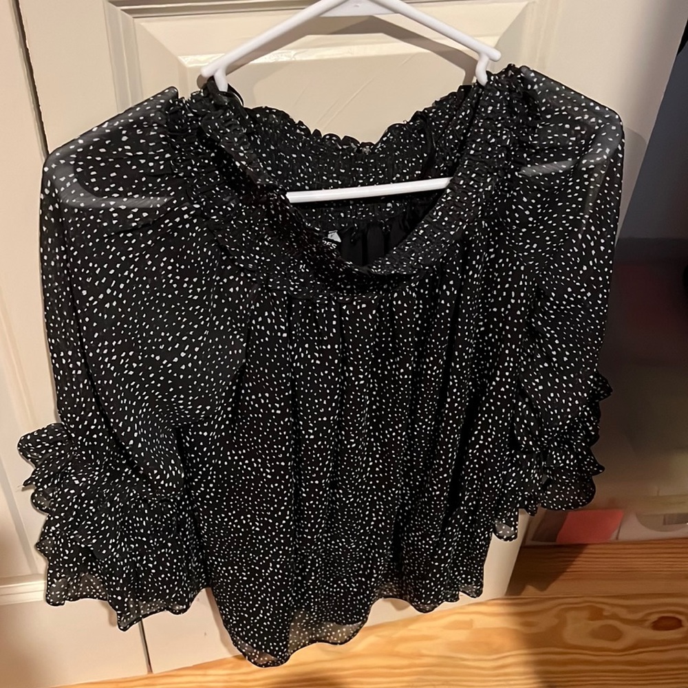 Express Polka Dot Blouse
